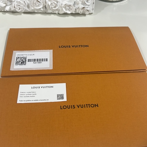 Louis Vuitton Croisette Handbag Blue Damien Azur - Picture 10 of 13